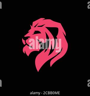Vector illustration of lion head Stock Vector