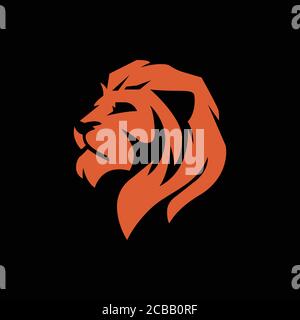 Vector illustration of lion head Stock Vector