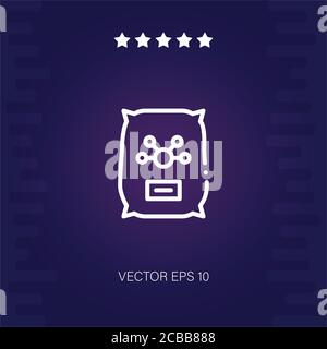 pesticide vector icon modern illustration Stock Vector