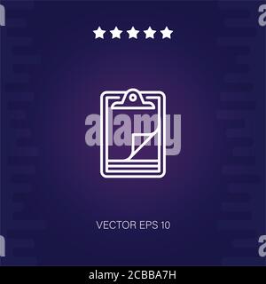 petition vector icon modern illustration Stock Vector