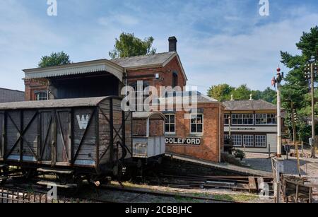 Coleford Railway Museum, Coleford, Forest of Dean, Gloucestershire Stock Photo