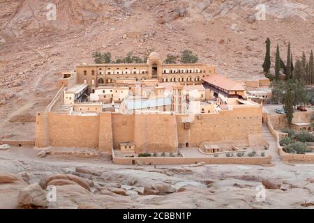 The monastery of Saint Catherine, Egypt Stock Photo