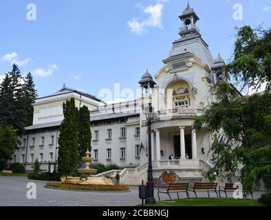 Sinaia, Romania - 6/26/2019: The former Casino in Sinaia in nowadays a conference center and venue for private events. The Casino was built at the ini Stock Photo