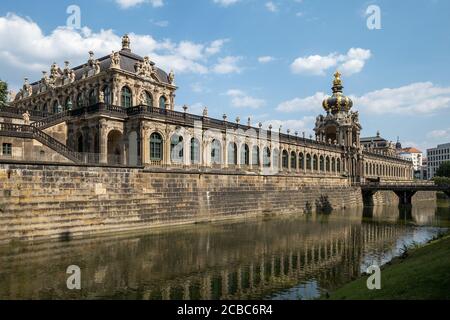 The historical Zwinger in Dresden Stock Photo