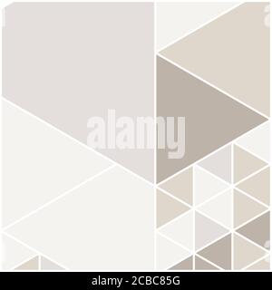 Vector template square cards made of triangles. Stock Vector