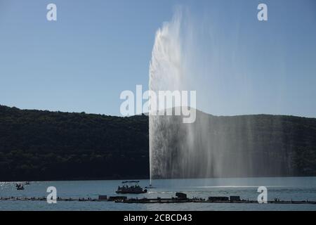Lake Abrau, Abrau-Durso krasnodar krai Stock Photo