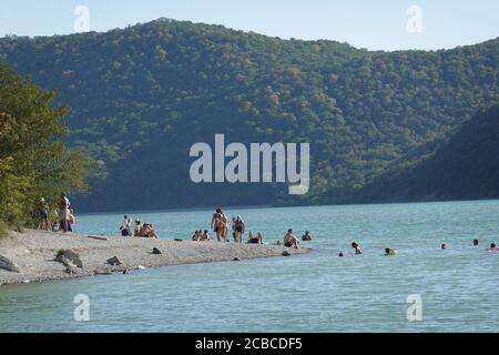 Lake Abrau, Abrau-Durso krasnodar krai Stock Photo