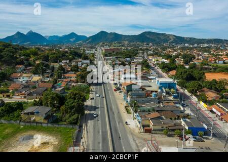 The city of Maricá, State of Rio de Janeiro, Brazil. Stock Photo