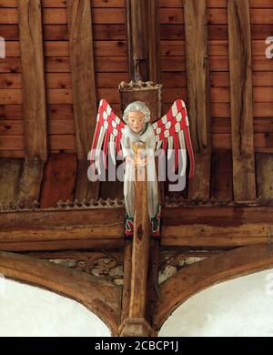 Hammerbeam Angel Stock Photo