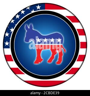 Democrats Election Icon Stock Photo