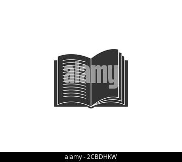 Book, education, open book icon. Vector illustration. Stock Vector