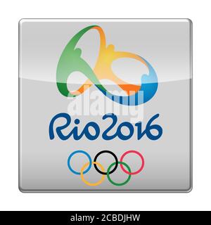 2016 Summer Olympics in Brazil Stock Photo