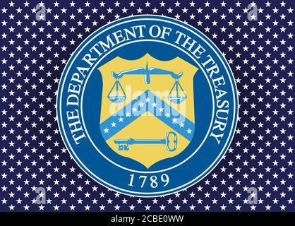 United States Department of the Treasury Stock Photo