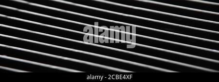 Stylish texture black with silver metal background image Stock Photo