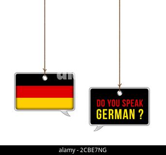 Learn German Stock Photo