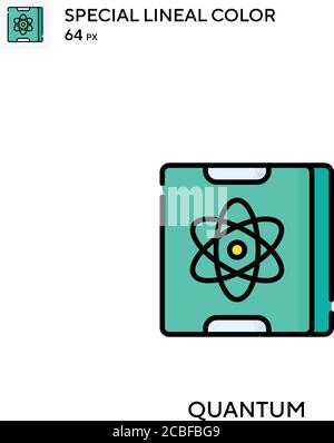 Quantum Simple vector icon. Quantum icons for your business project Stock Vector