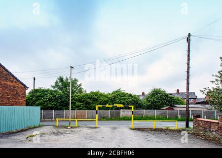 Height restriction barrier on car park UK Stock Photo