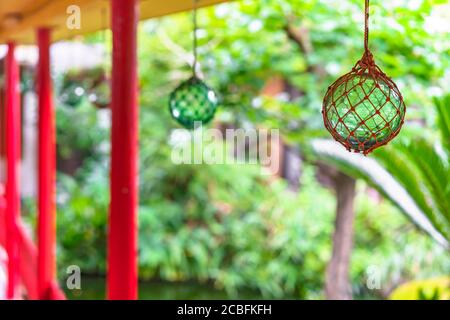 Japanese glass fishing floats hi-res stock photography and images
