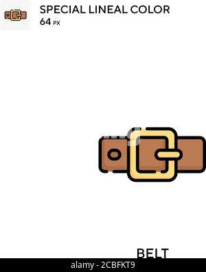 Belt Simple vector icon. Belt icons for your business project Stock Vector