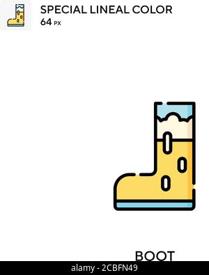 Boot Simple vector icon. Boot icons for your business project Stock Vector