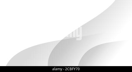 Grey white abstract background geometry shine and layer element vector for presentation design. Suit for business, corporate, institution, party, fest Stock Vector