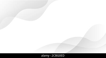 Grey white abstract background geometry shine and layer element vector for presentation design. Suit for business, corporate, institution, party, fest Stock Vector