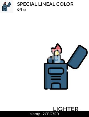 Lighter Simple vector icon. Lighter icons for your business project Stock Vector
