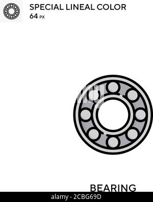 Bearing Simple vector icon. Bearing icons for your business project Stock Vector