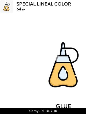 Glue Simple vector icon. Glue icons for your business project Stock Vector