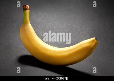 banana isolated on black background Stock Photo