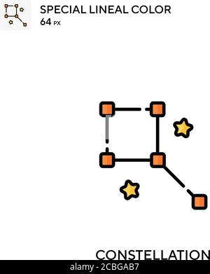 Constellation Simple vector icon. Constellation icons for your business project Stock Vector
