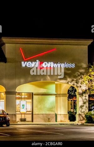 A Verizon Wireless Store in Camarillo California USA Stock Photo