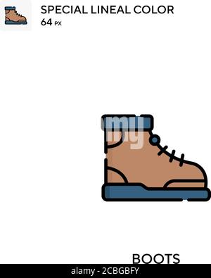 Boots Simple vector icon. Boots icons for your business project Stock Vector