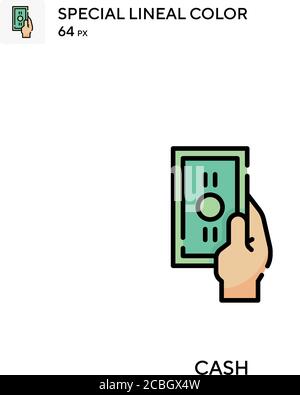 Cash special lineal color vector icon. Cash icons for your business ...