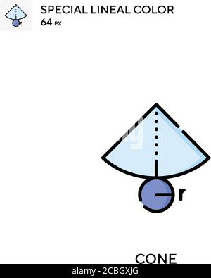 Cone Special lineal color vector icon. Illustration symbol design ...