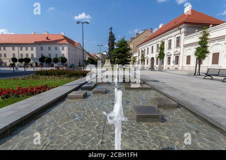 A sunny summer day in Szombathely, Hungary Stock Photo