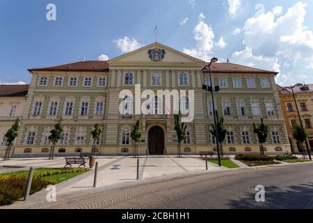 The County Hall in Szombathely, Hungary on a summer day. Stock Photo