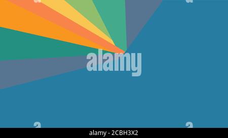 vector illustration of an abstract background with rainbow Stock Vector