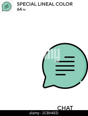 Chat Special lineal color vector icon. Chat icons for your business ...