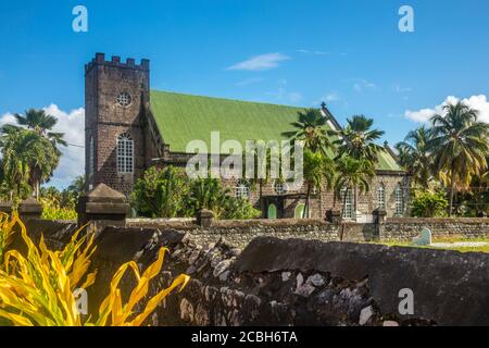 Hole trinity cathedral church of  Georgetown, Charlotte, Saint Vincent and the Grenadines Stock Photo