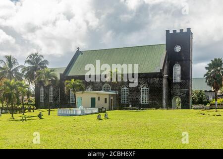 Hole trinity cathedral church of  Georgetown, Charlotte, Saint Vincent and the Grenadines Stock Photo