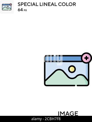 Image special lineal color vector icon. Image icons for your business ...