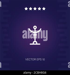 coat stand vector icon modern illustration Stock Vector