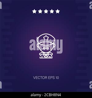 general vector icon modern illustration Stock Vector