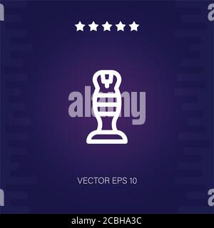 sarcophagus vector icon modern illustration Stock Vector