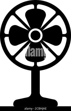 Electric fan / Home appliance , furniture vector icon illusration Stock Vector
