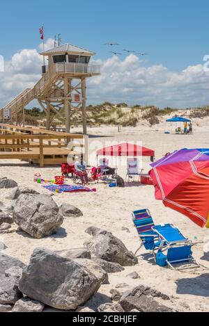 Ponce Inlet Beach, Florida. (USA) Stock Photo
