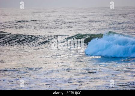 Sea surface with foamy waves. Powerful ocean waves Stock Photo - Alamy