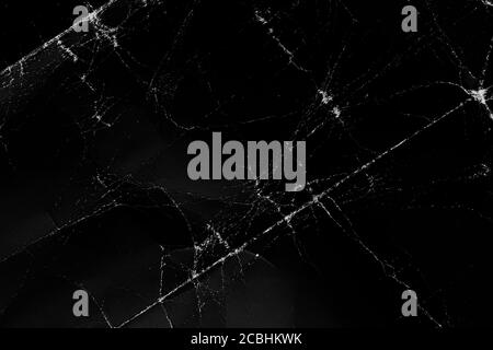Abstract background. Black blank poster background. Wrinkled texture. Texture macro. Crumpled paper Stock Photo