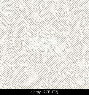Abstract organic background, natural maze labyrinth, reaction diffusion pattern. Seamless vector pattern. Abstract natural background. Organic texture Stock Vector
